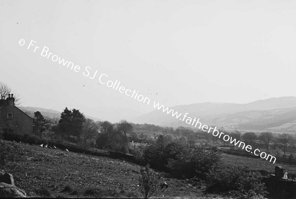 CARLINGFORD HILLS WITH YELLOW GREEN AND RED SHELTER